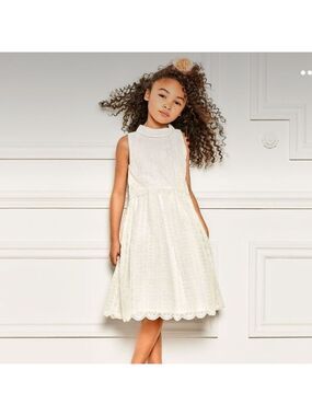𝅺EMBROIDERED ORGANZA DRESS